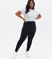 New Look Curves Black High Waist Hallie Super Skinny Jeans